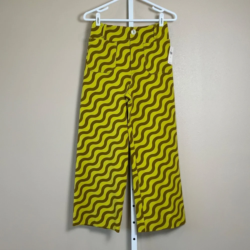 Anthropologie Colette Cropped Wide-Leg Ponte Pants by Maeve - Picture 6 of 16